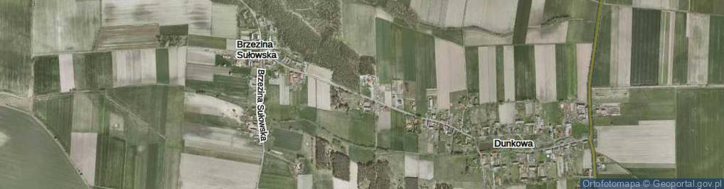 Zdjęcie satelitarne Brzezina Sułowska ul.